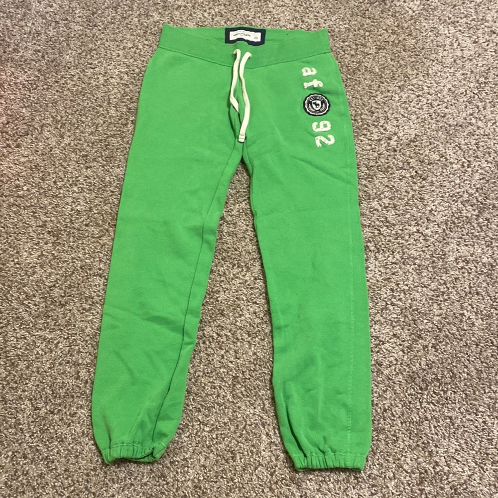 Abercrombie Kids Green Sweatpants